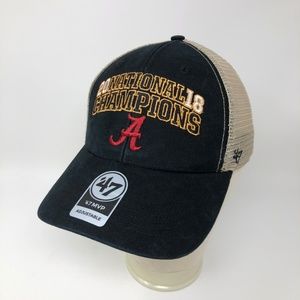 '47 Alabama Crimson Tide 2018 Champions Hat NWOT